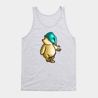 Sleepy Pooh Tank Top